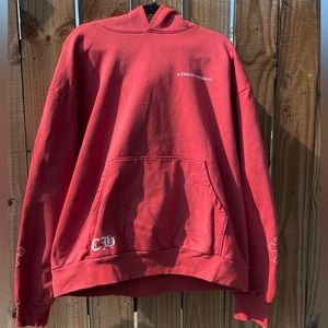 men’s red Chrome Hearts hoodie!